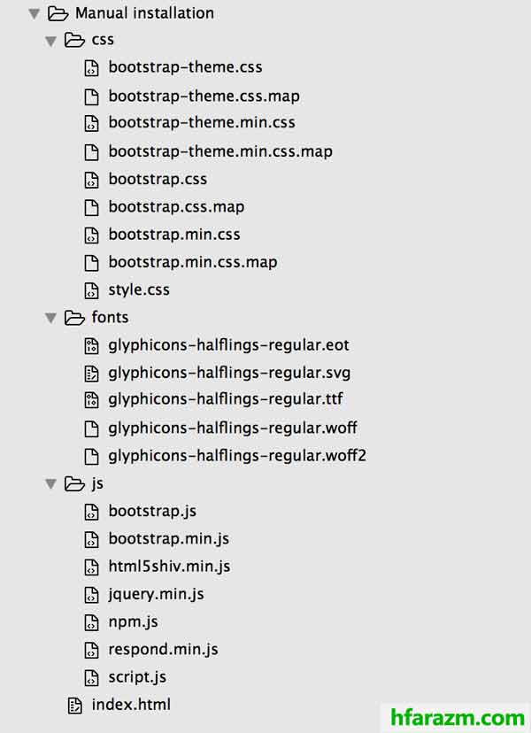 Bootstrap installation
