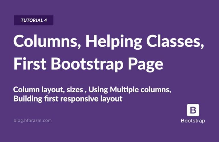 Bootstrap-Tutorial-series-bootstrap-column-multiple-columns-helper-classes-layout-responsive-layout-hfarazm