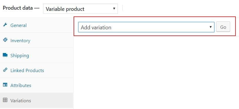 Add Variable Products
