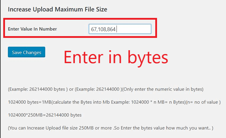 upload max file size