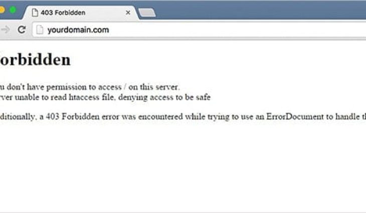 What is a 403 Error & How to Fix It